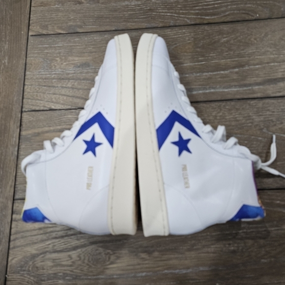 Converse All Star Peace Love Basketball White Sneakers, Mens 9, Women\'s 10.5 main image 12